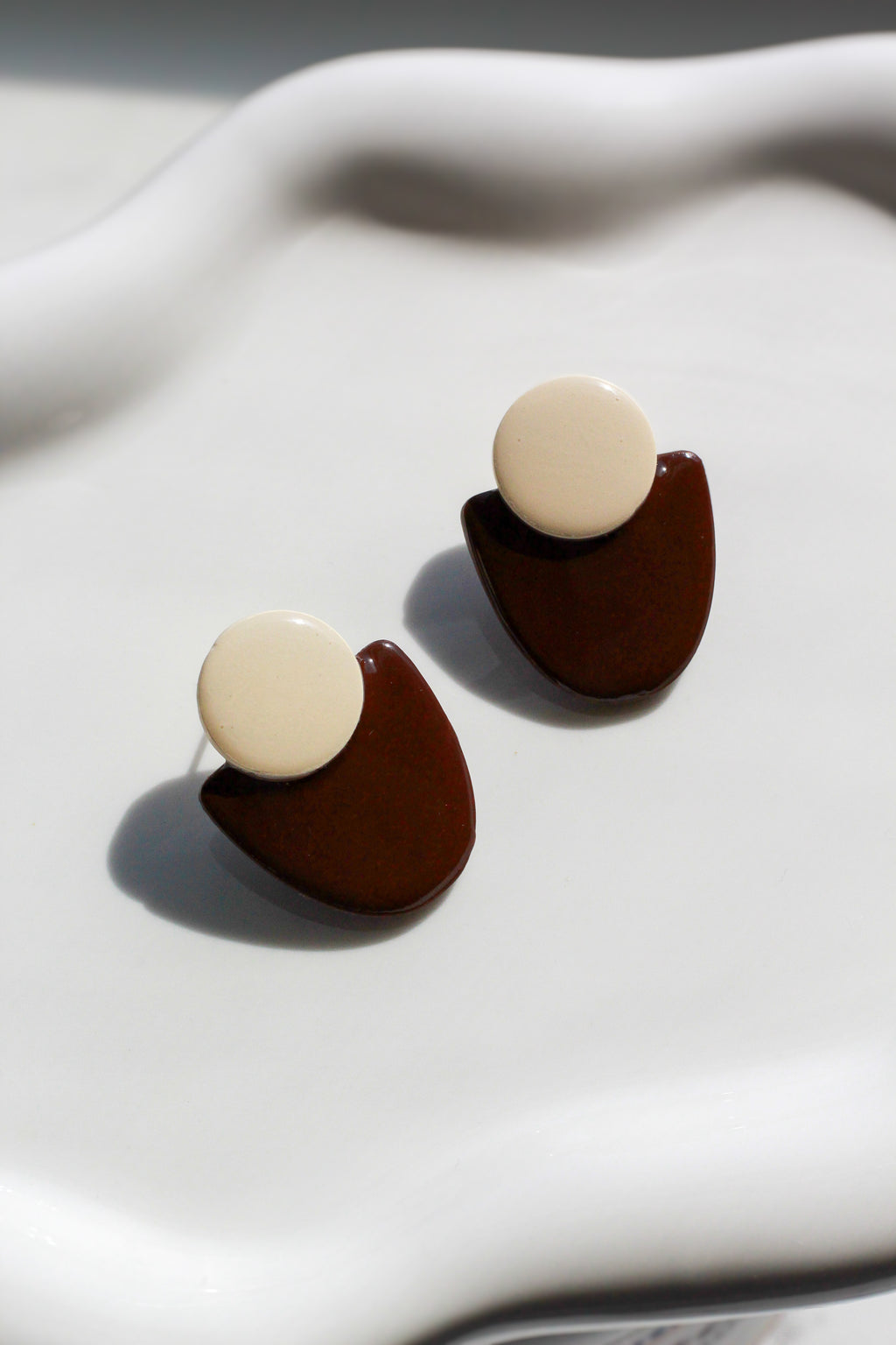 Cocoa Stud Earrings