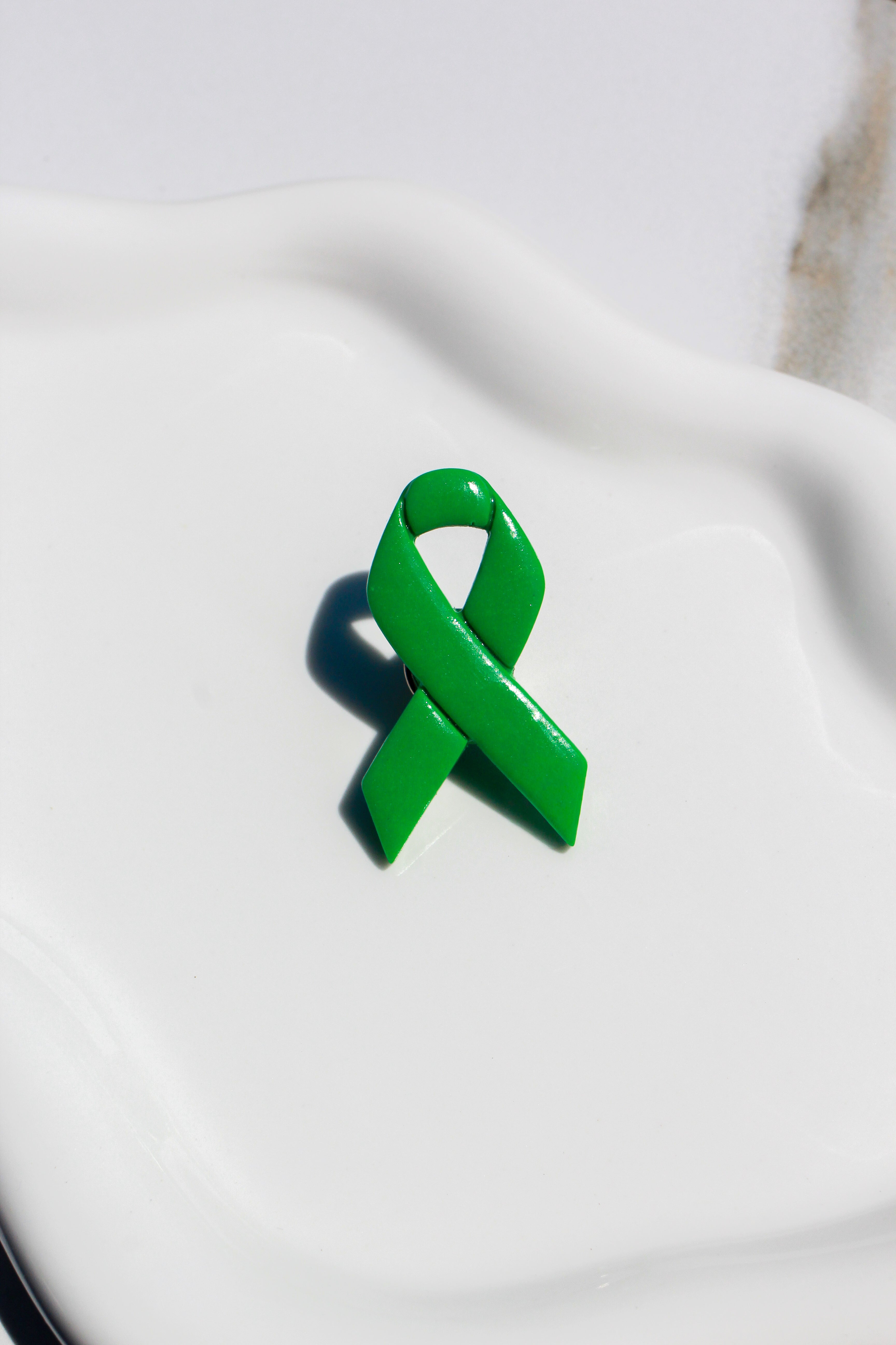 Scoliosis Awareness Ribbon Pin