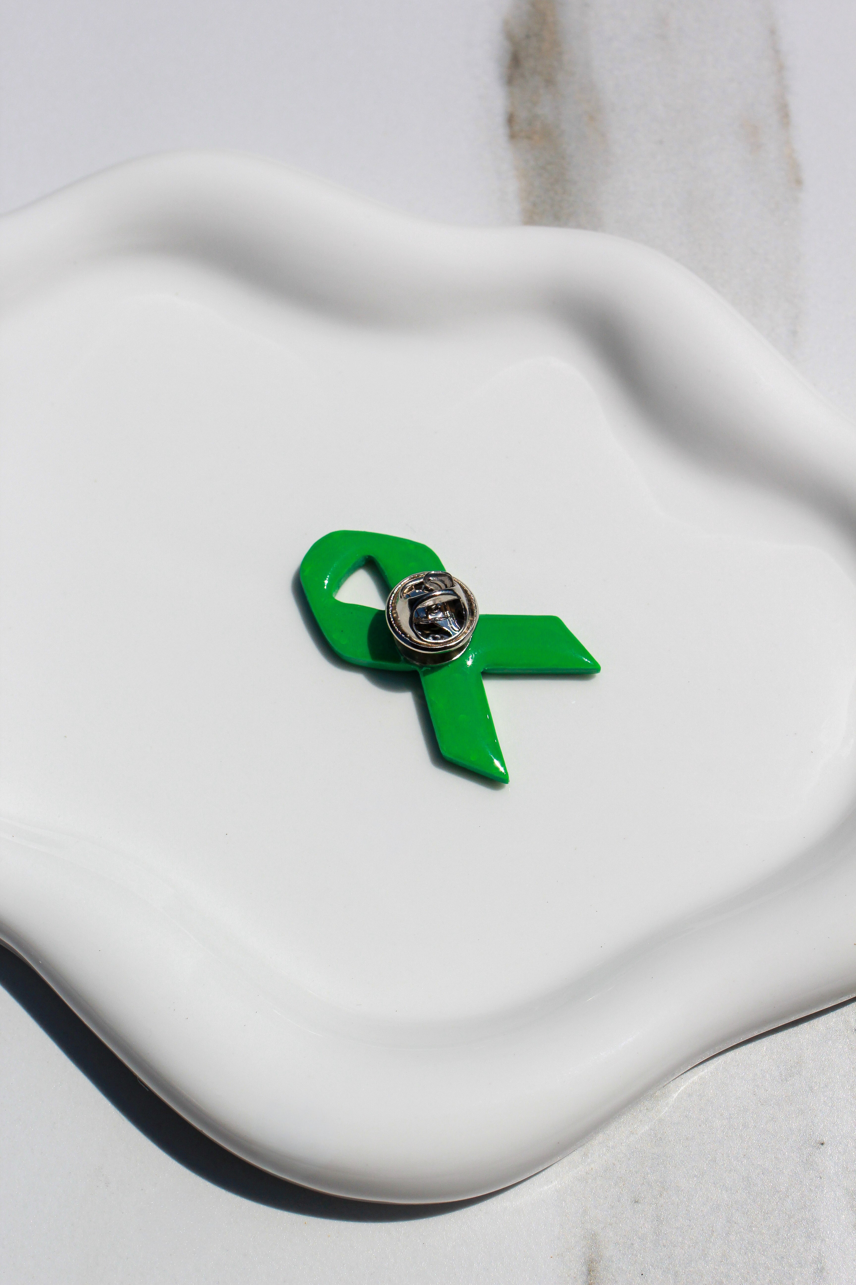 Scoliosis Awareness Ribbon Pin
